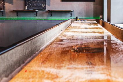 Shuffle board at Happy Elefante